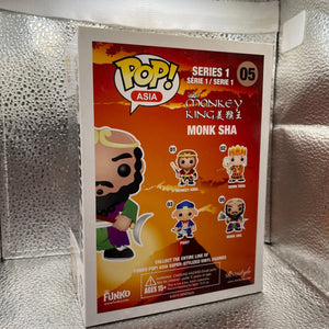 Funko POP! Asia Monkey King Monk Sha licensed 05 Damaged FRENLY BRICKS - Open 7 Days