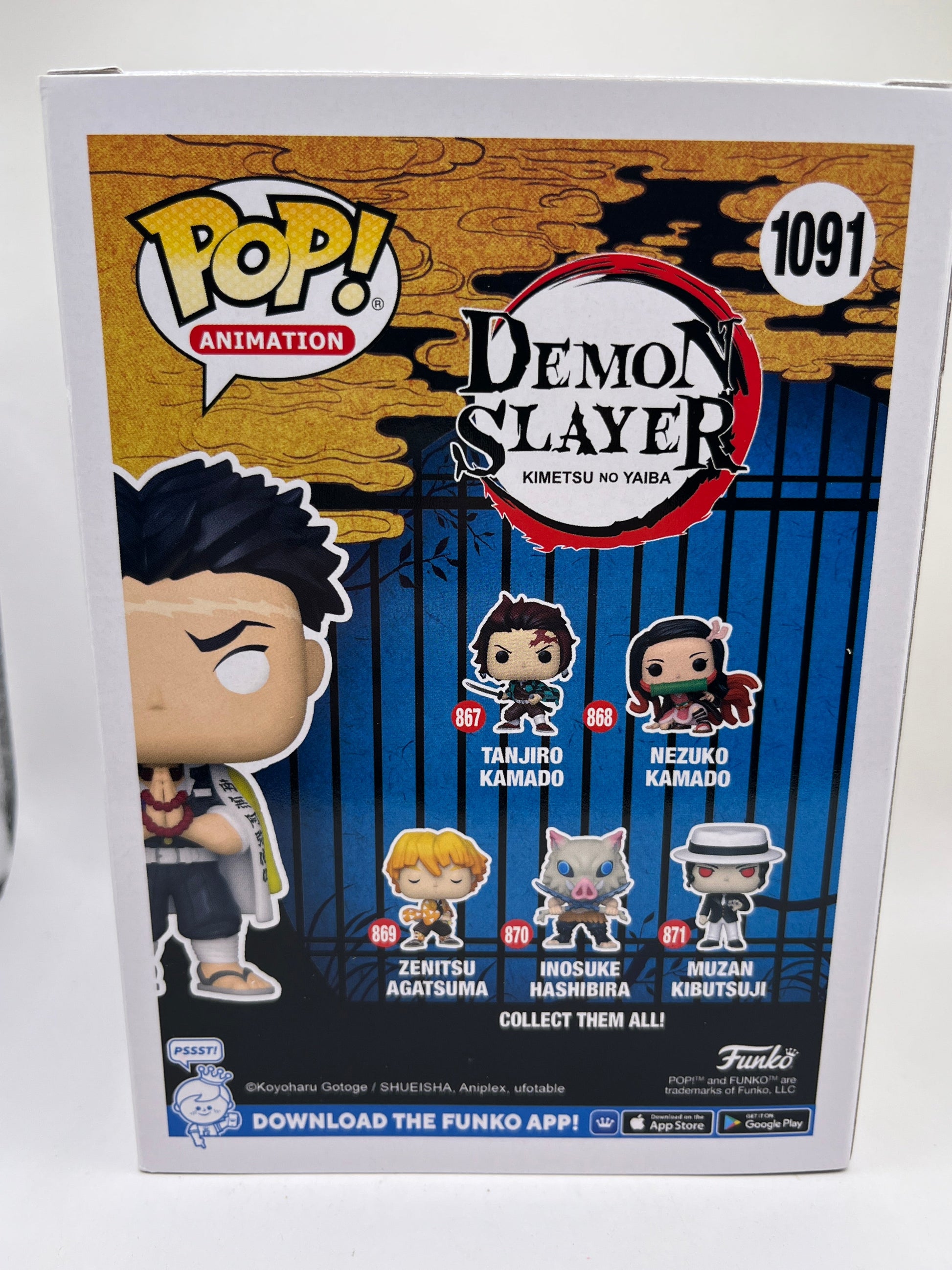 Funko POP! Vinyl Animation Demon Slayer Gyomei Himejima #1091 +combinedshipping FRENLY BRICKS - Open 7 Days