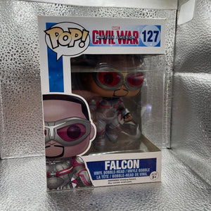 Falcon Captain Marvel America Civil War 127 POP! Vinyl  Faded FRENLY BRICKS - Open 7 Days