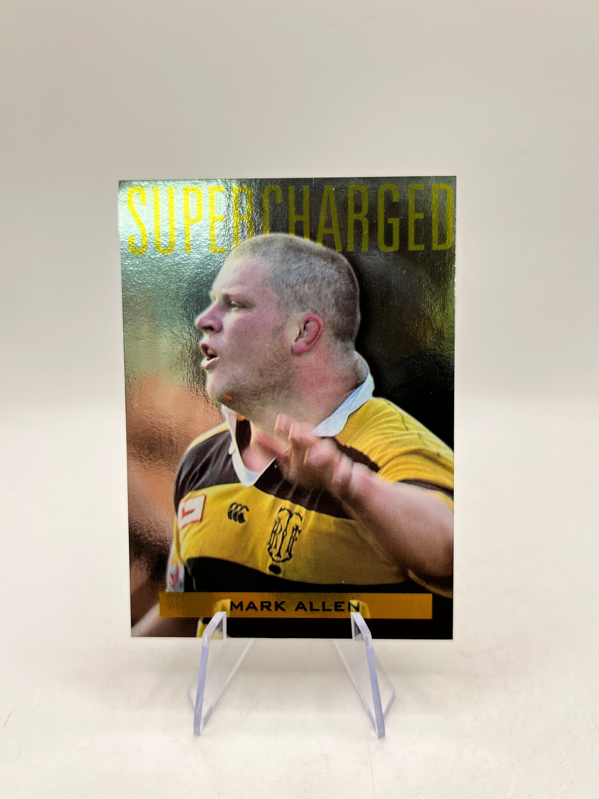 Mark Allen - 1995 Card Crazy Authentics - NZ Rugby Union - Supercharged 1 of 6 FRENLY BRICKS - Open 7 Days