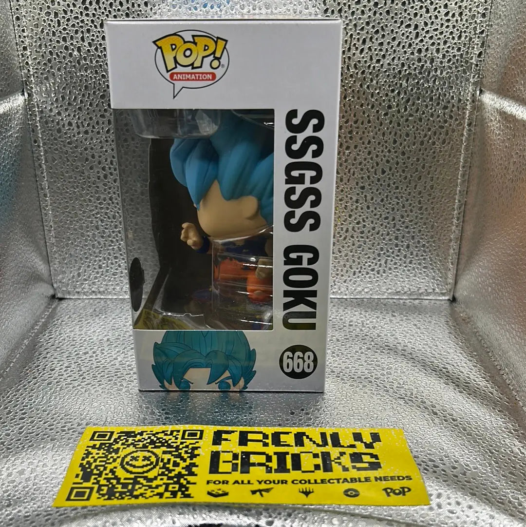 Pop Vinyl Dragon Ball Super 668 Ssgss Goku FRENLY BRICKS - Open 7 Days