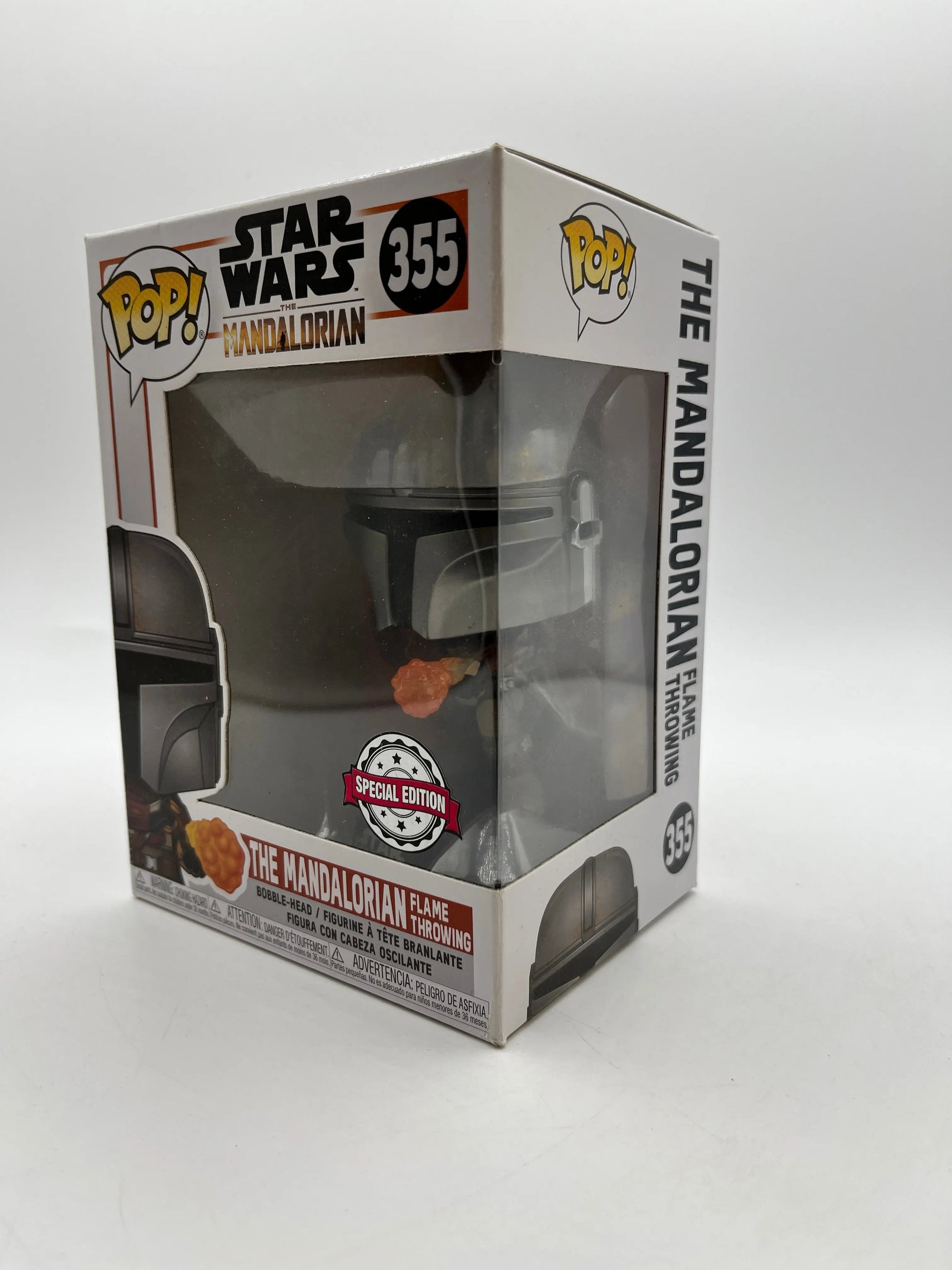 Funko POP! Star Wars The Mandalorian Flame Throwing #355 - Vinyl Collectable FRENLY BRICKS - Open 7 Days