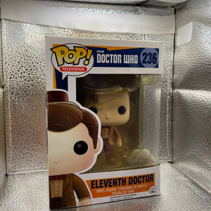 FUNKO POP TELEVISION DOCTOR WHO #236 ELEVENTH DOCTOR (with FEZ & MOP) VINYL FRENLY BRICKS - Open 7 Days