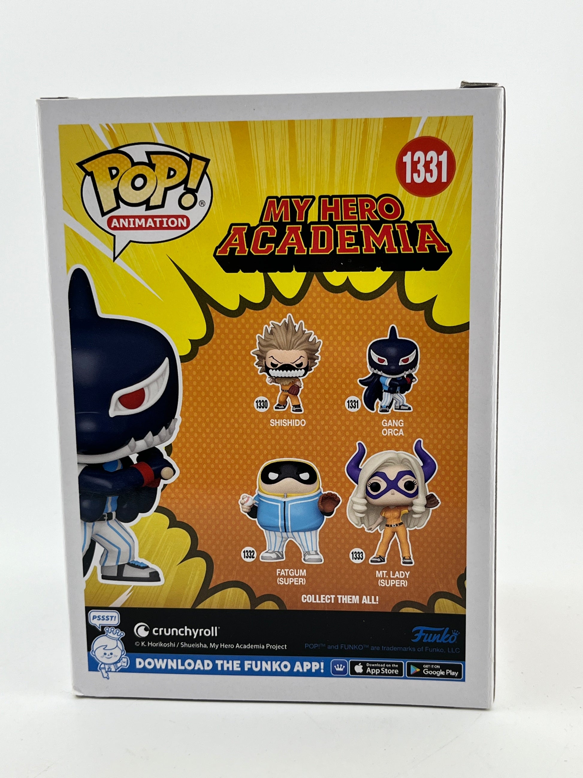 Funko POP! Animation My Hero Academia - Gang Orca #1331 - Vinyl Collectable FRENLY BRICKS - Open 7 Days