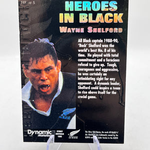1995 New Zealand All Blacks Rugby Union Card - H5 Wayne Shelford FRENLY BRICKS - Open 7 Days