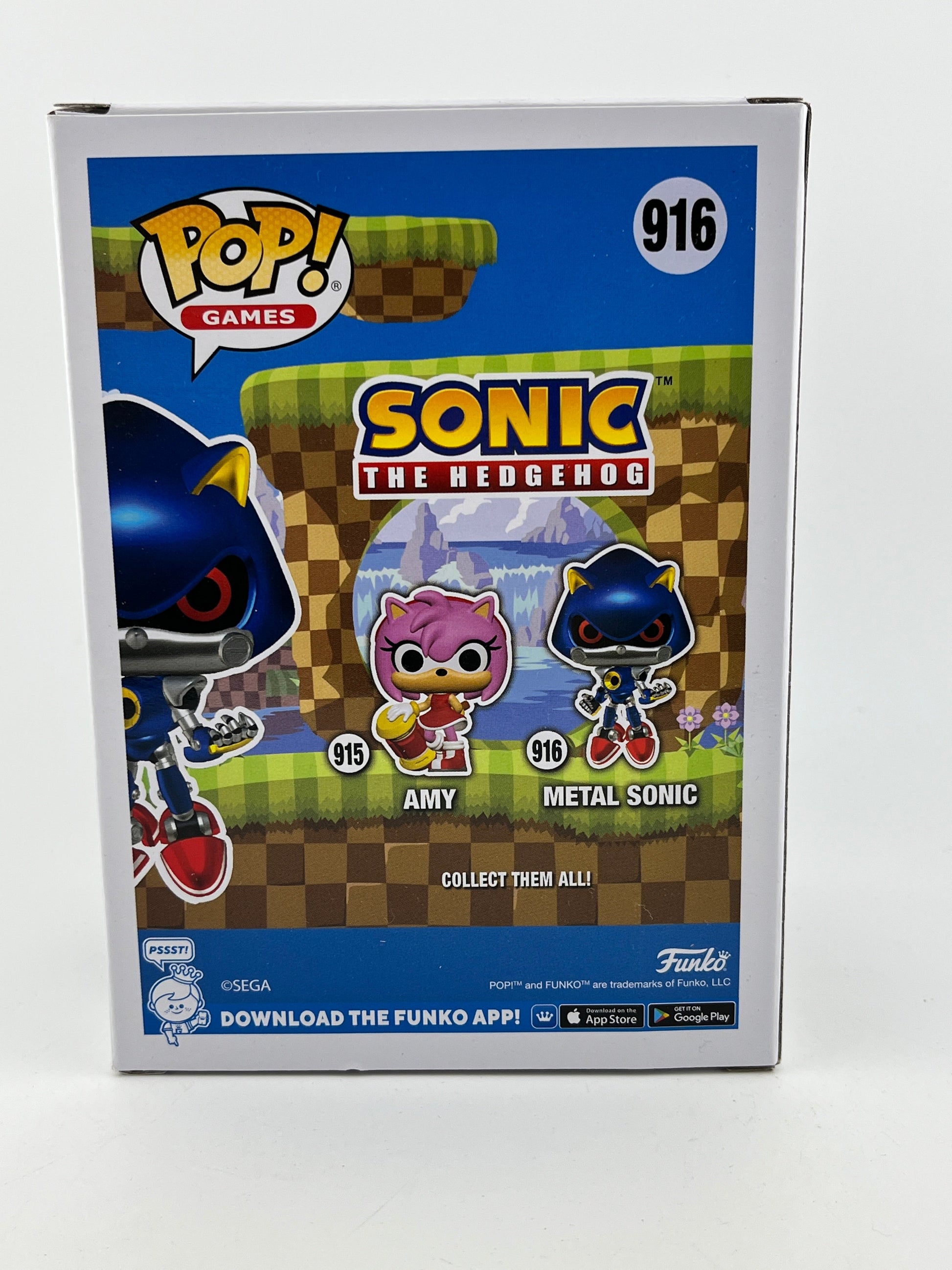 Funko POP! Games Sonic The Hedgehog - Metal Sonic #916 - Vinyl Collectable FRENLY BRICKS - Open 7 Days