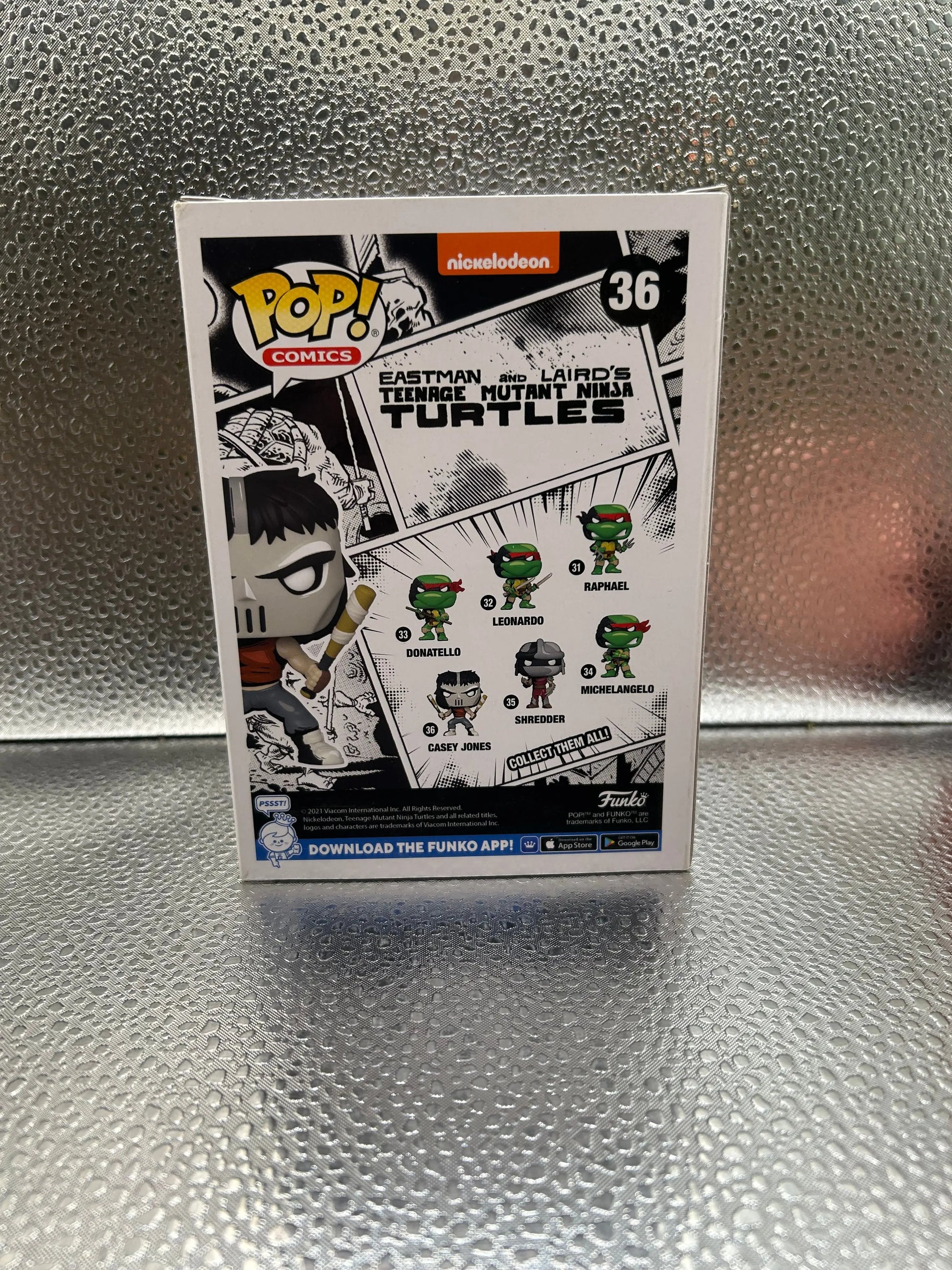 Funko Pop #36 Comics Tmnt Casey Jones FRENLY BRICKS - Open 7 Days