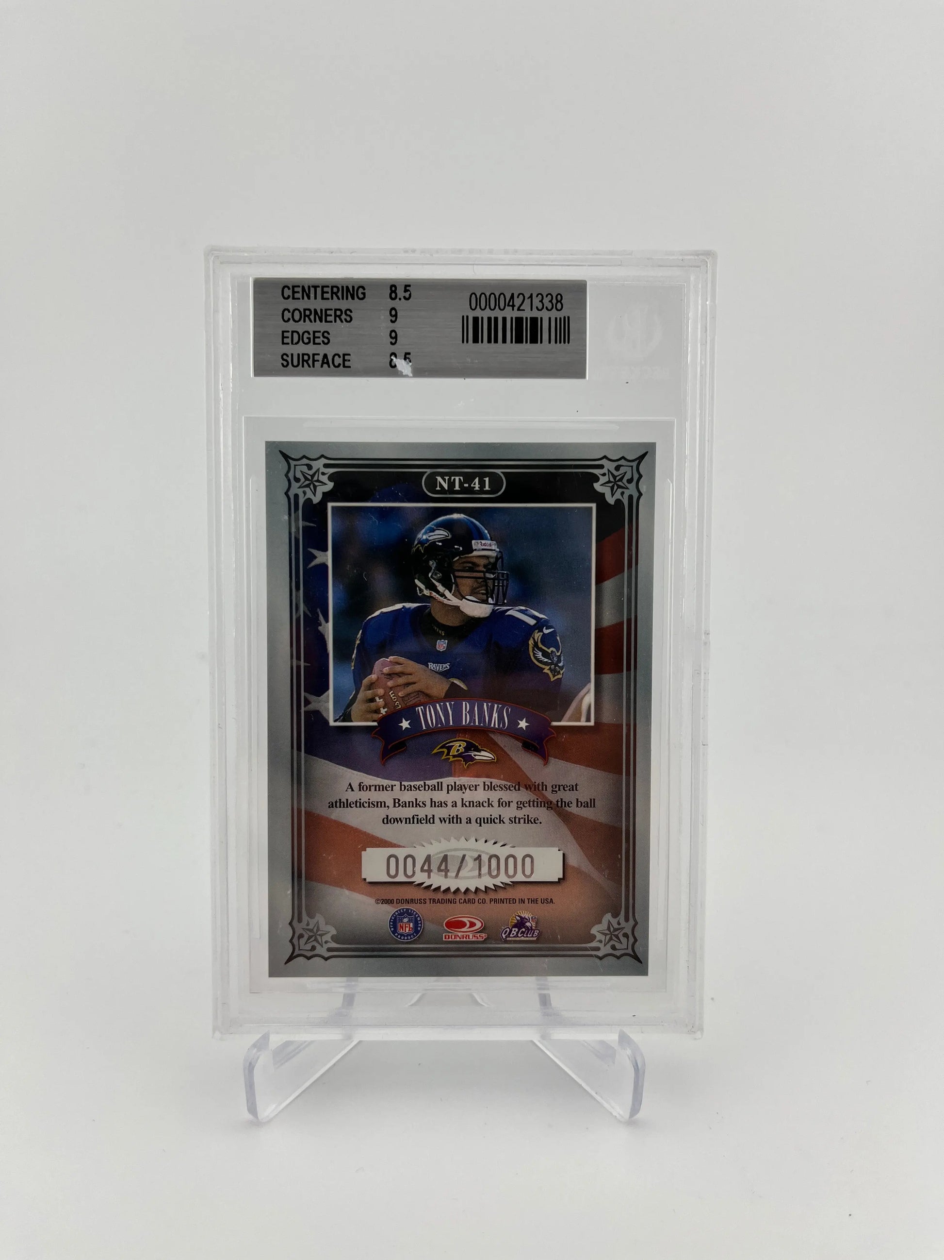 NFL Player Card Lot #2 Graded/Numbered/Autographed FRENLY BRICKS - Open 7 Days