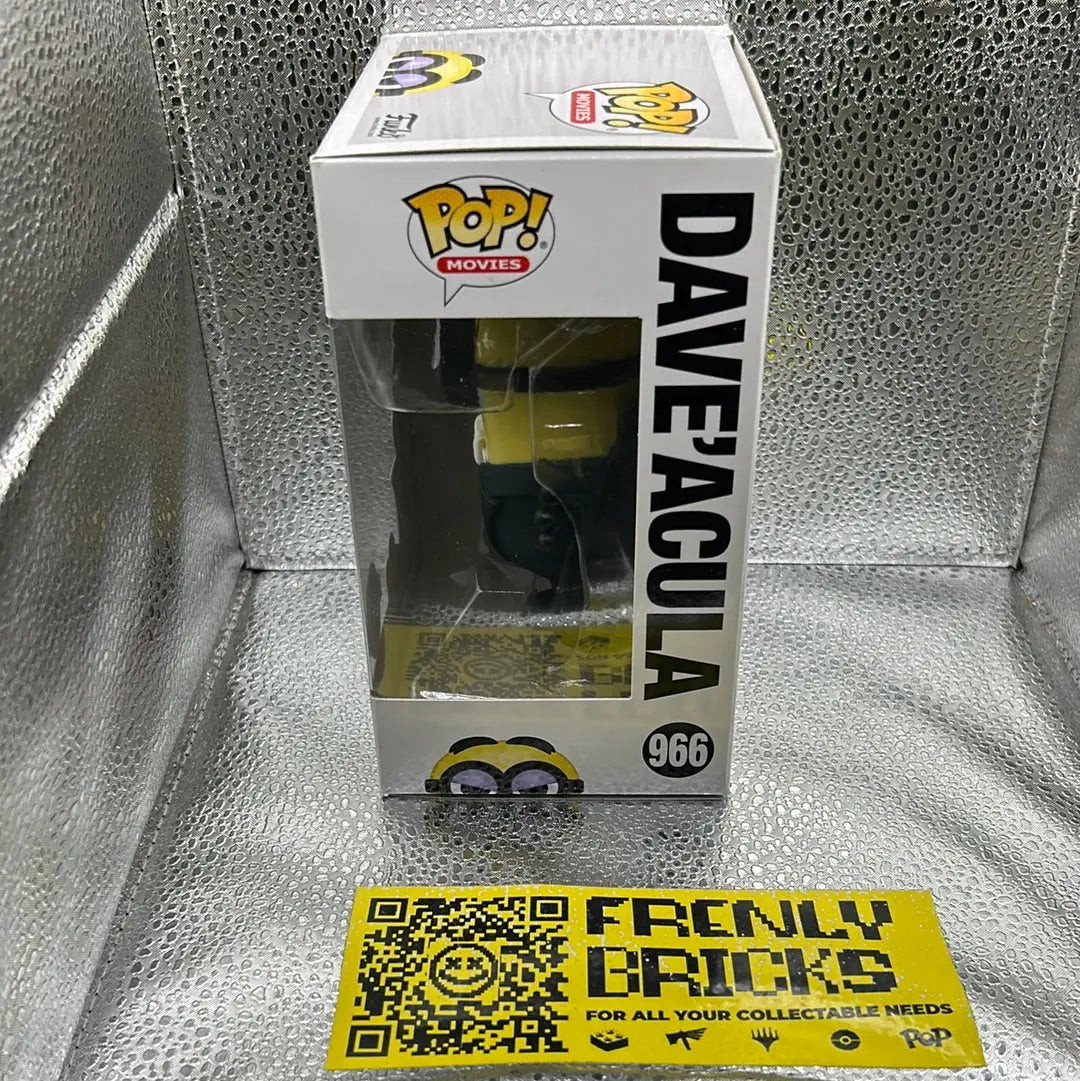 Pop Vinyl Minions 966 Dave Acula FRENLY BRICKS - Open 7 Days