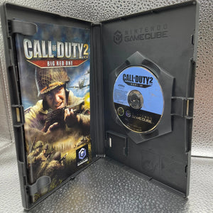 Call of Duty 2 Big Red One Nintendo GameCube Game CIB With Manual Tested PAL FRENLY BRICKS - Open 7 Days