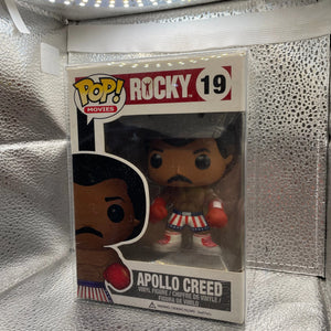 Funko Pop Movies - Rocky - Apollo Creed #19 - Vaulted Rare 2012 - In Pop Protector FRENLY BRICKS - Open 7 Days