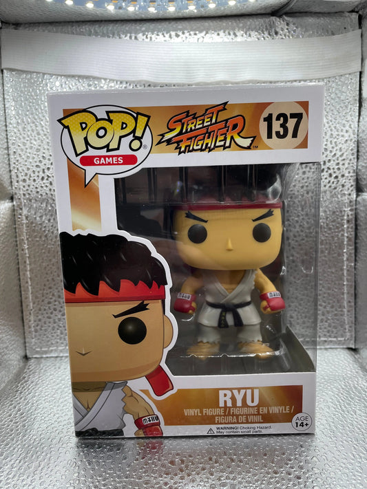 Funko POP! Games Street Fighter Ryu #137 Vinyl Figure FRENLY BRICKS - Open 7 Days