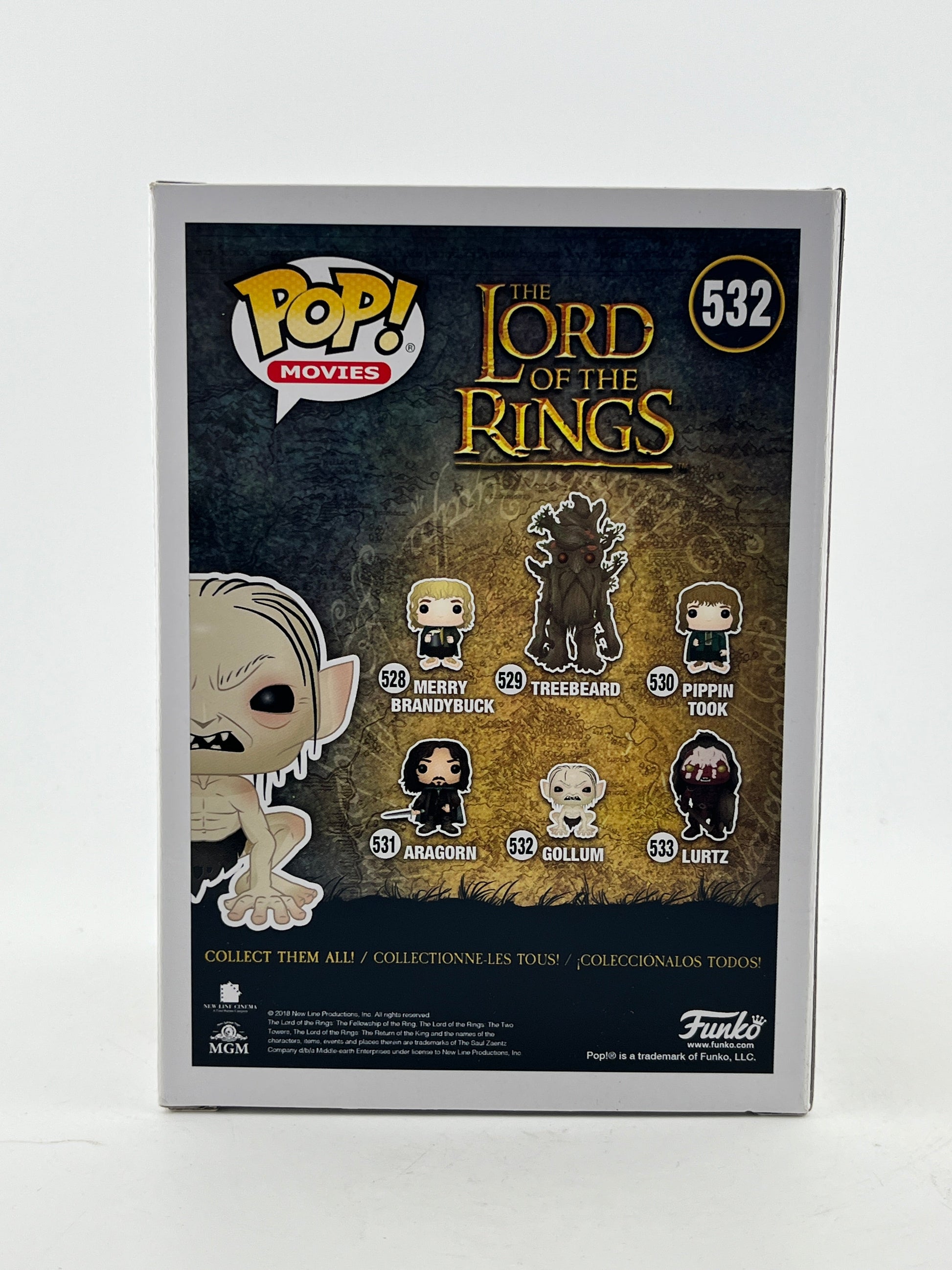 Funko POP! Movies The Lord Of The Rings - Gollum #532 - Chase Special Edition FRENLY BRICKS - Open 7 Days