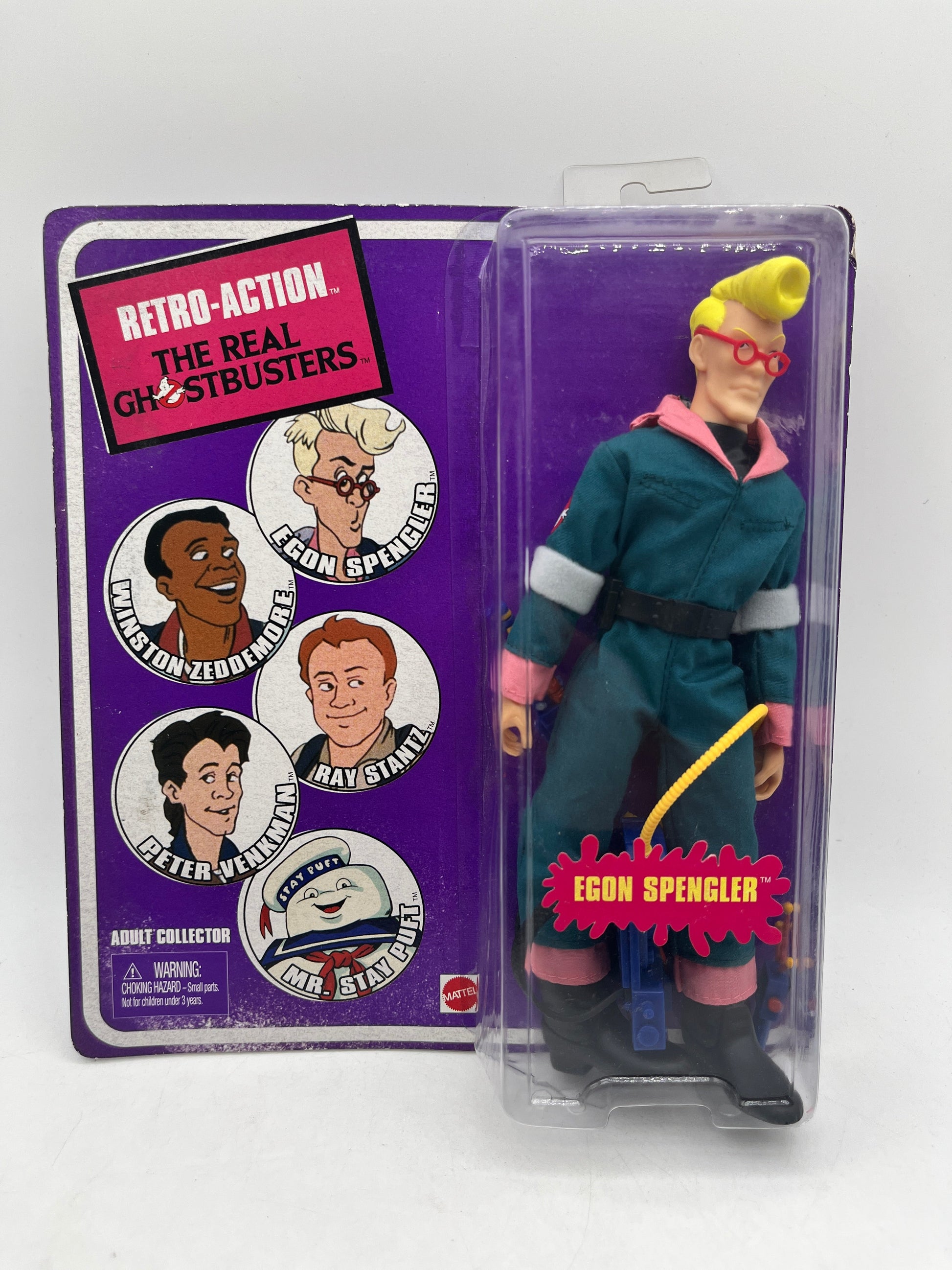 Retro-Action The Real Ghostbusters - Egon Spengler - Mattel - Sealed FRENLY BRICKS - Open 7 Days
