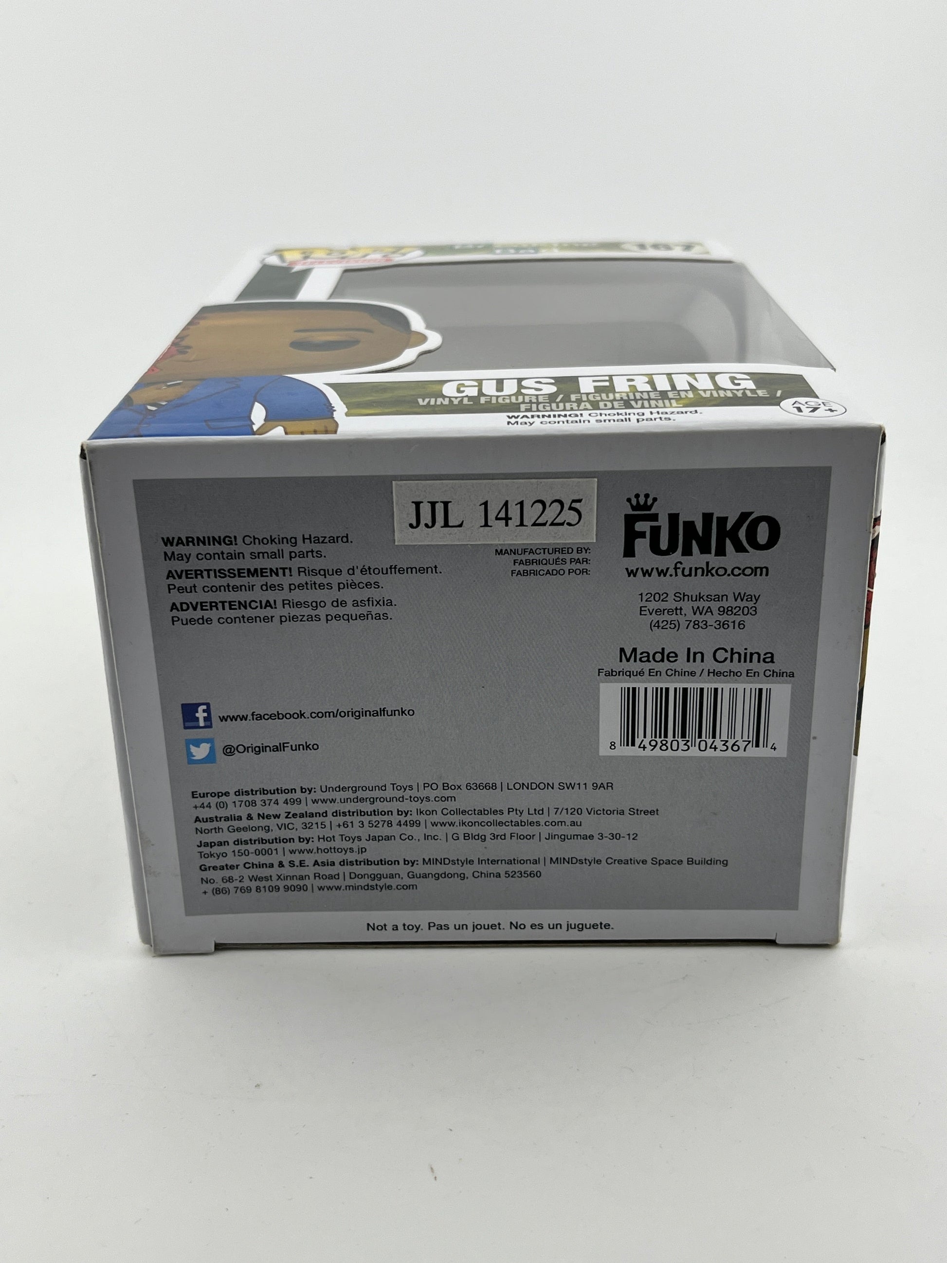 Funko POP! Television Breaking Bad - Gus Fring #167 - Vinyl Collectable FRENLY BRICKS - Open 7 Days