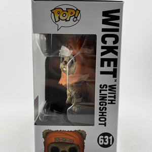 Funko POP! Star Wars - Wicket With Slingshot #631 - 2021 Summer Limited Edition FRENLY BRICKS - Open 7 Days