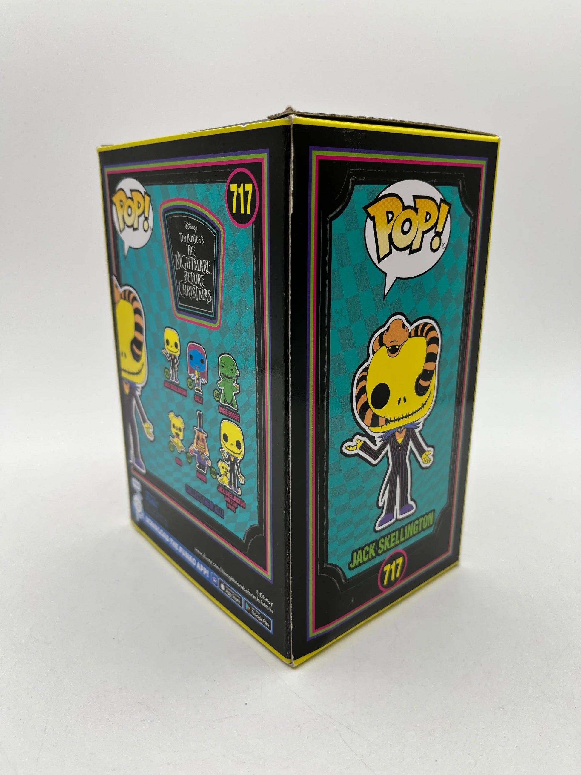 Funko POP! Disney Nightmare Before Christmas - Jack Skellington #717 Blacklight Edition FRENLY BRICKS - Open 7 Days