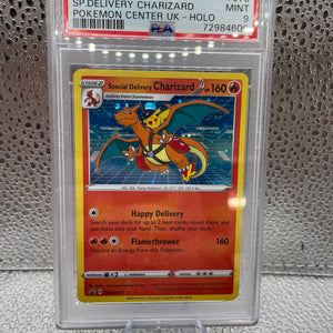 2022 Special Delivery Charizard with Pikachu Pokemon Centre Exclusive PSA 9 MINT FRENLY BRICKS - Open 7 Days