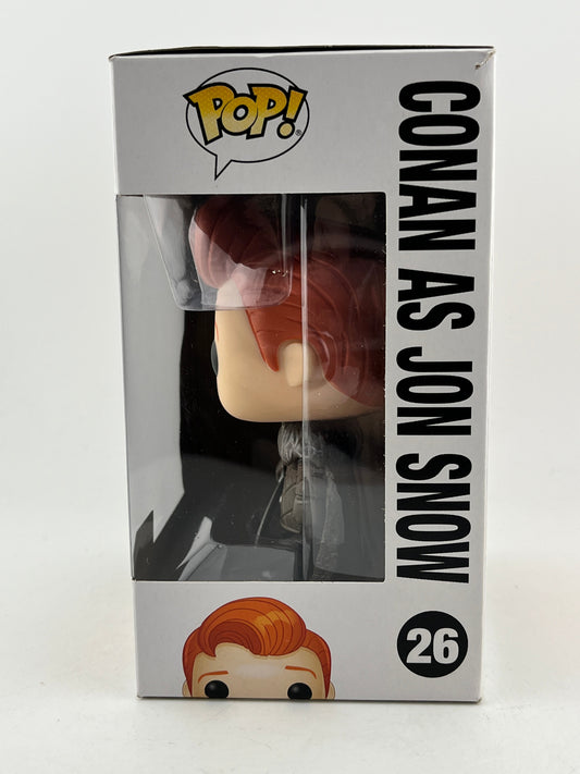 Funko POP! Conan - As Jon Snow #26 - Signed By Conan O’Brain FRENLY BRICKS - Open 7 Days