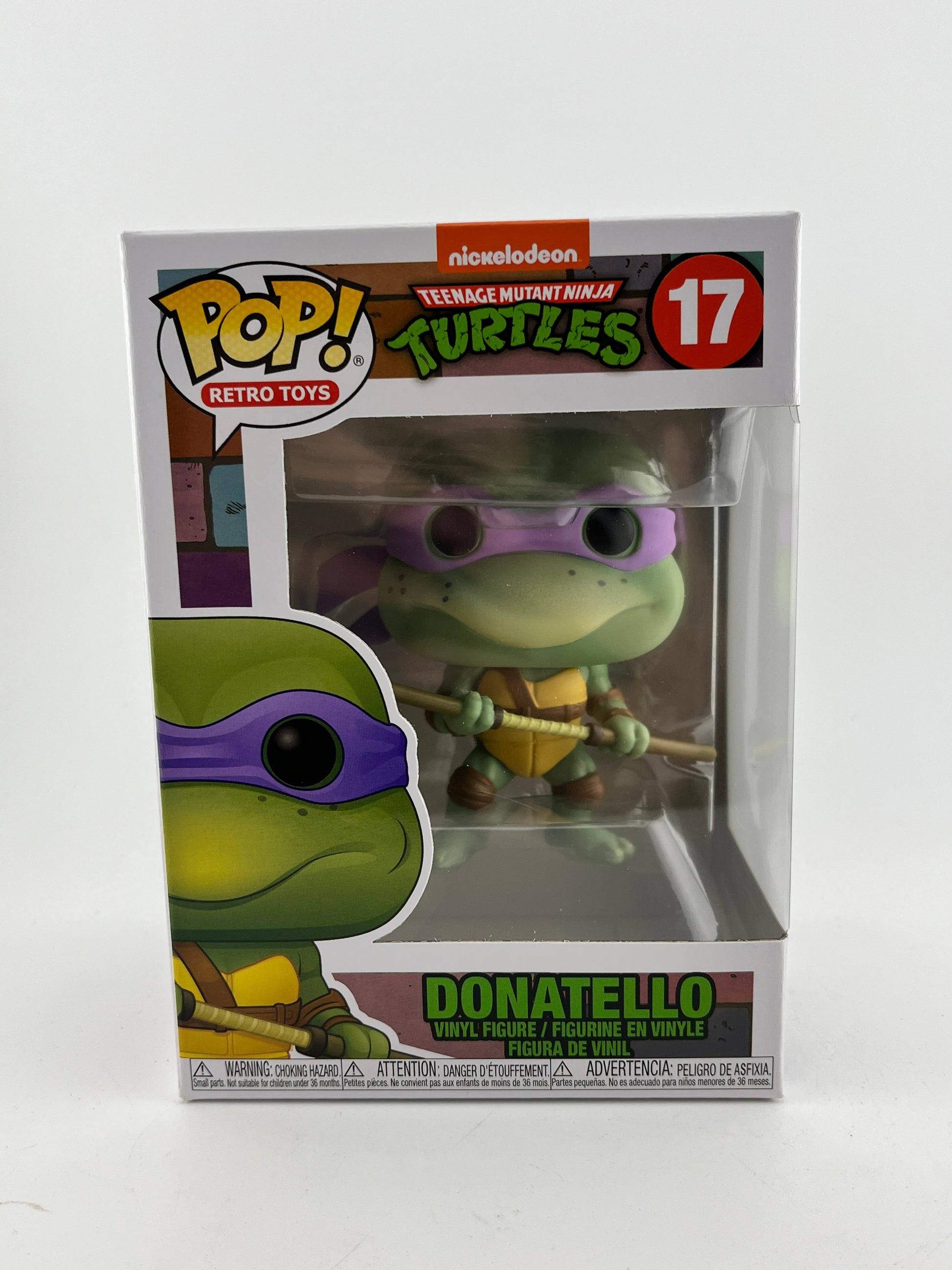 Funko POP! Retro Toys Teenage Mutant Ninja Turtles - Donatello #17 - Vinyl Collectable FRENLY BRICKS - Open 7 Days