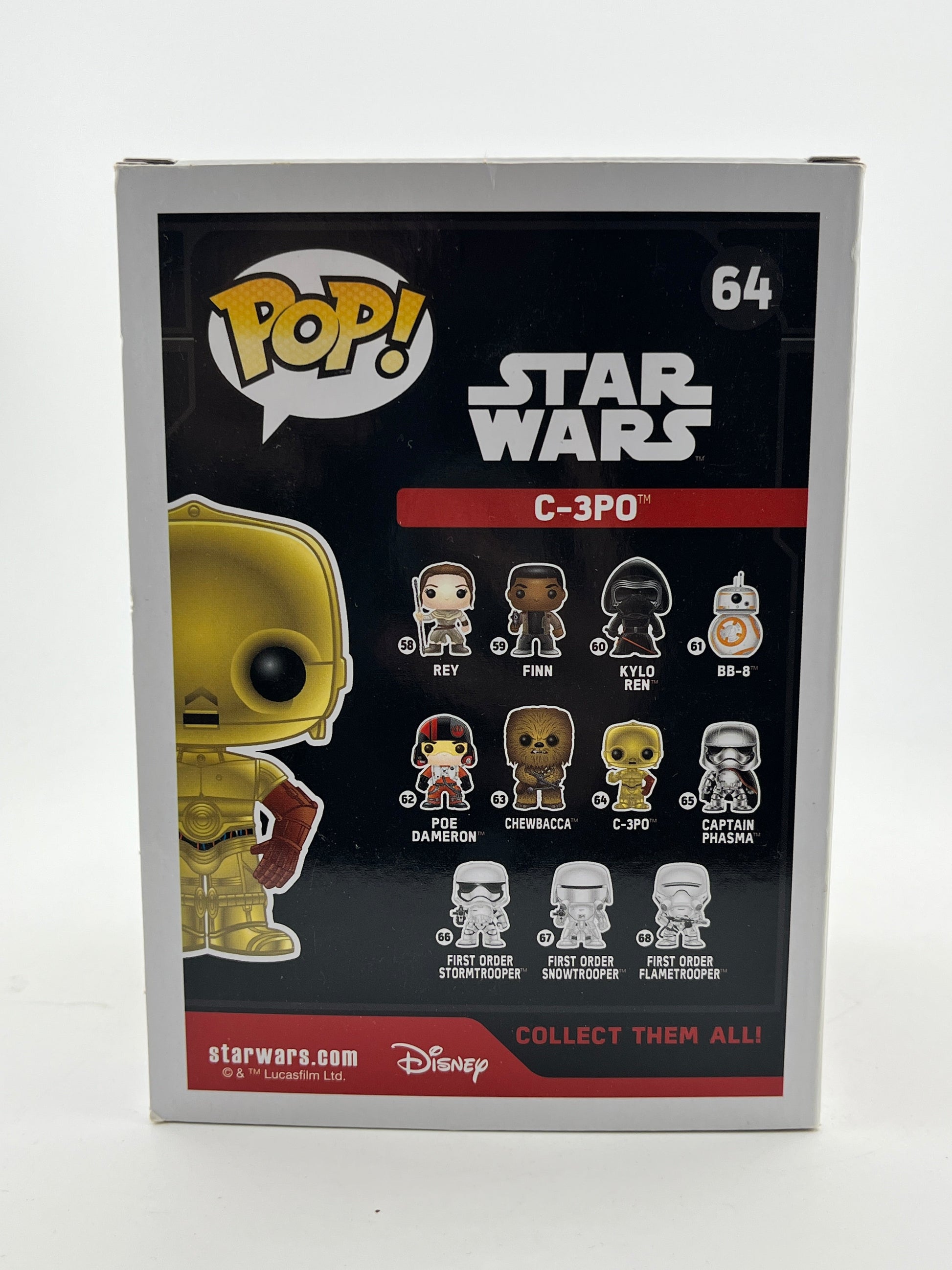 Funko POP! Star Wars - C-3PO #64 - Vinyl Collectable FRENLY BRICKS - Open 7 Days