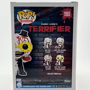 Funko POP! Movies Terrifier - Art The Clown With Glasses #1593 - Chase Limited Edition FRENLY BRICKS - Open 7 Days
