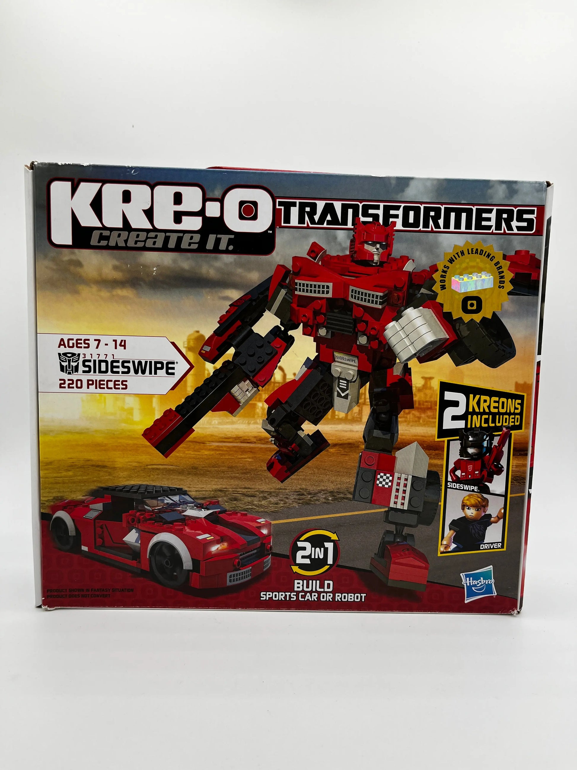 Hasbro Transformers  Kre-o Create It - Sideswipe Set 31771 FRENLY BRICKS - Open 7 Days