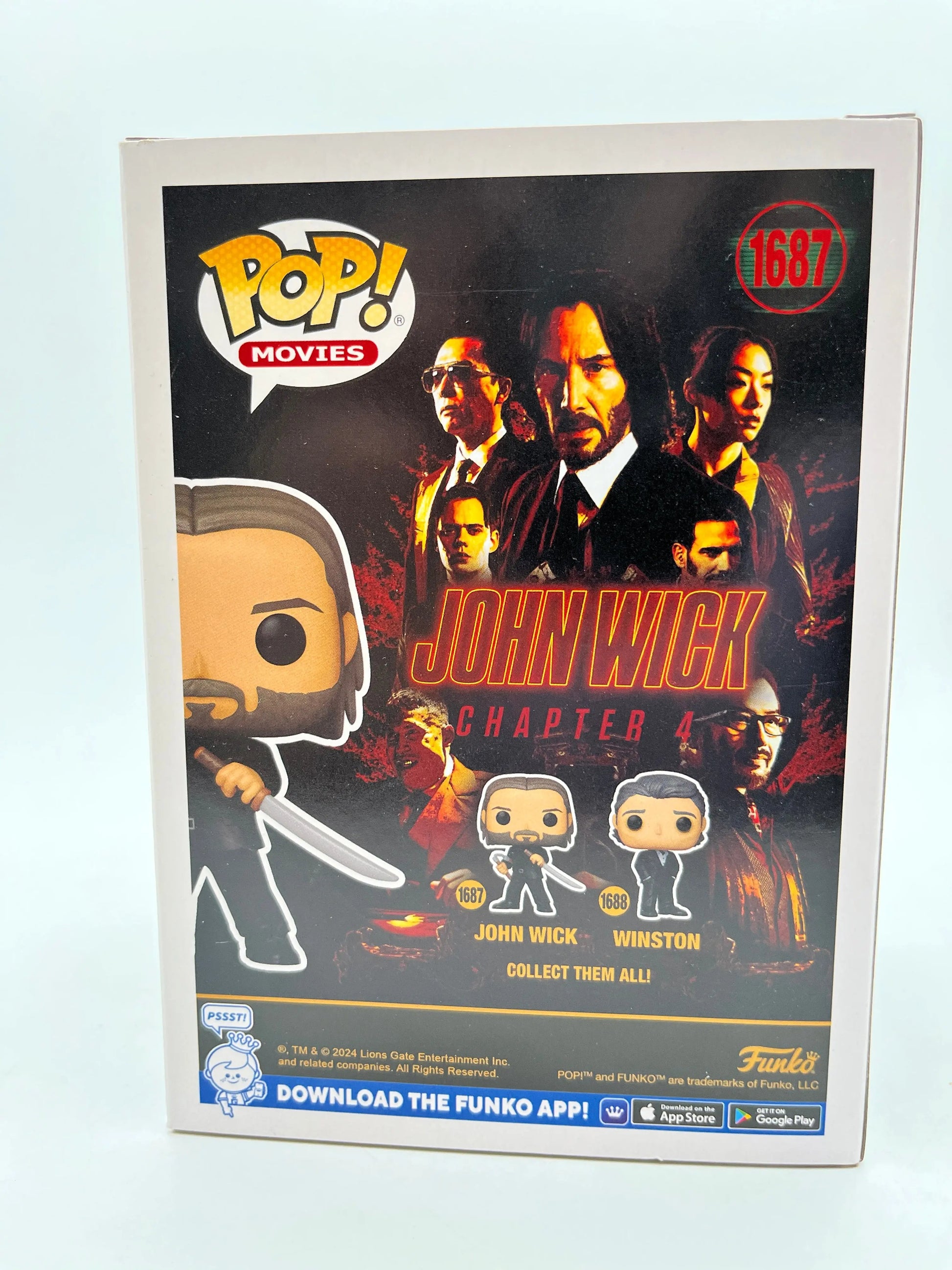 Funko POP! Movies John Wick Chapter 4 John Wick #1687 - Vinyl Collectable FRENLY BRICKS - Open 7 Days