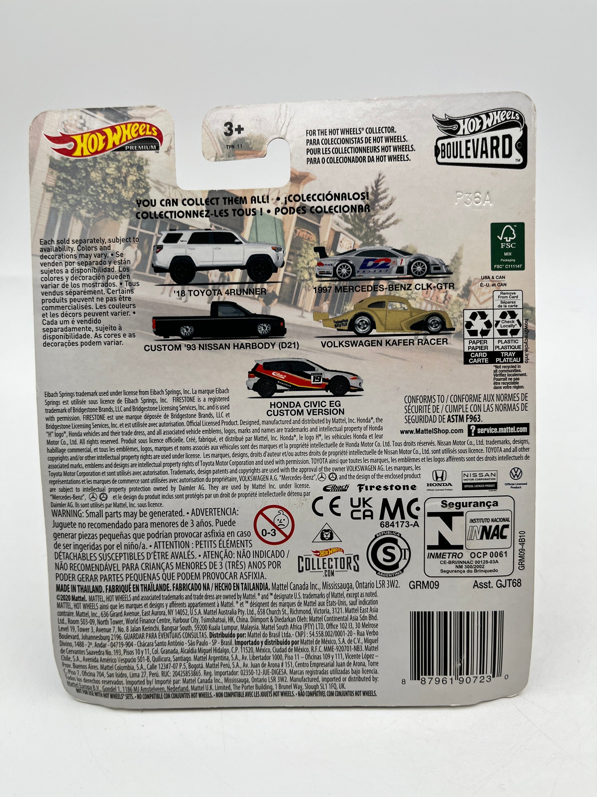 Hot Wheels Premium Boulevard - Custom’93 Nissan Hardbody (D21) Mattel - Sealed FRENLY BRICKS - Open 7 Days