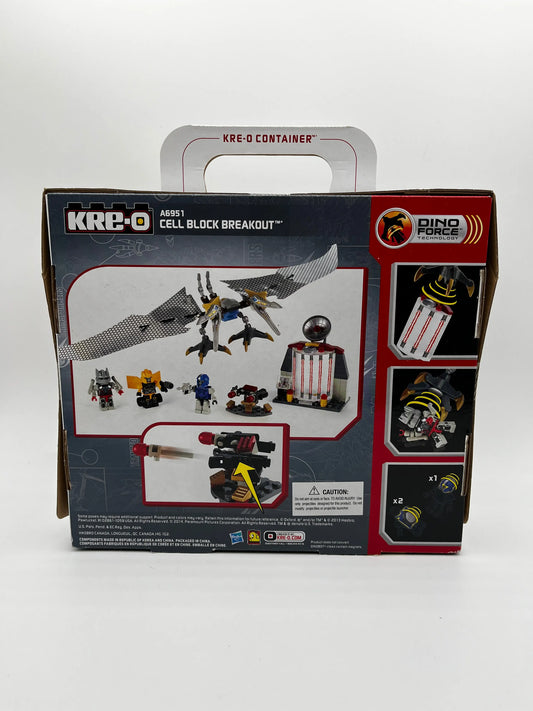 Hasbro Transformers KRE-O Cell Block Breakout Set Dino Force FRENLY BRICKS - Open 7 Days