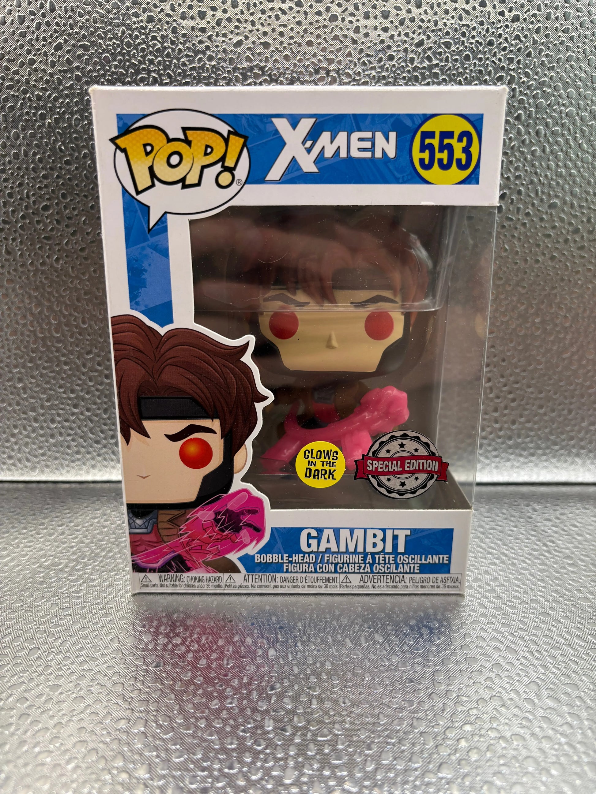 Funko Pop Vinyl #553 X-Men Gambit FRENLY BRICKS - Open 7 Days