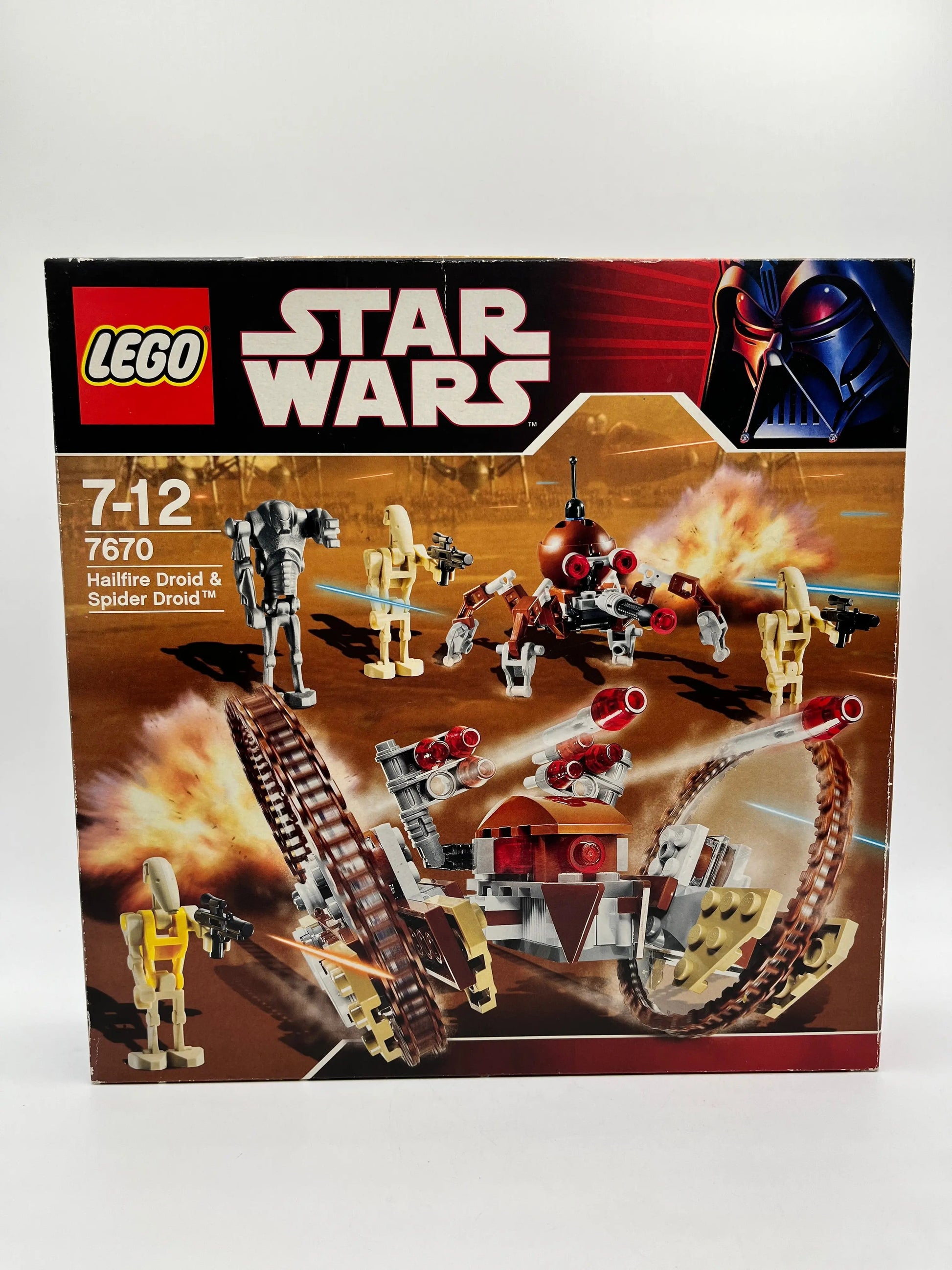 Lego Star Wars Hailfire Droid & Spider Droid 7670 Set - Bag Sealed Retired FRENLY BRICKS - Open 7 Days