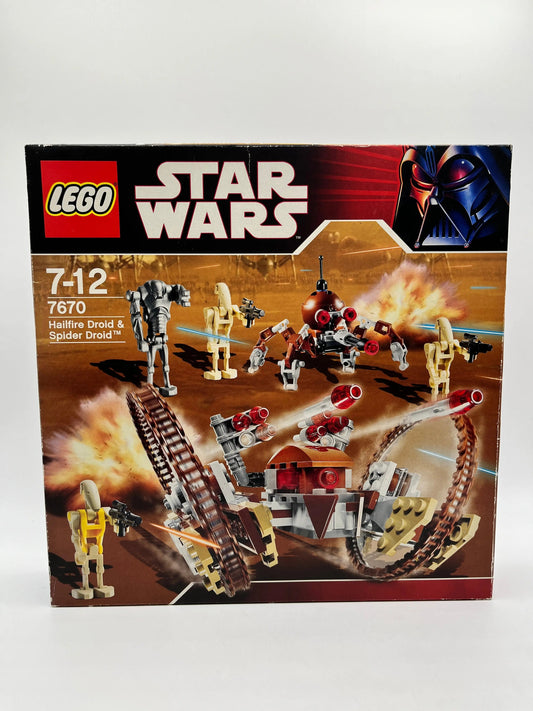 Lego Star Wars Hailfire Droid & Spider Droid 7670 Set - Bag Sealed Retired FRENLY BRICKS - Open 7 Days