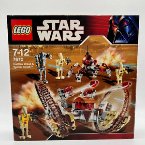 Lego Star Wars Hailfire Droid & Spider Droid 7670 Set - Bag Sealed Retired FRENLY BRICKS - Open 7 Days