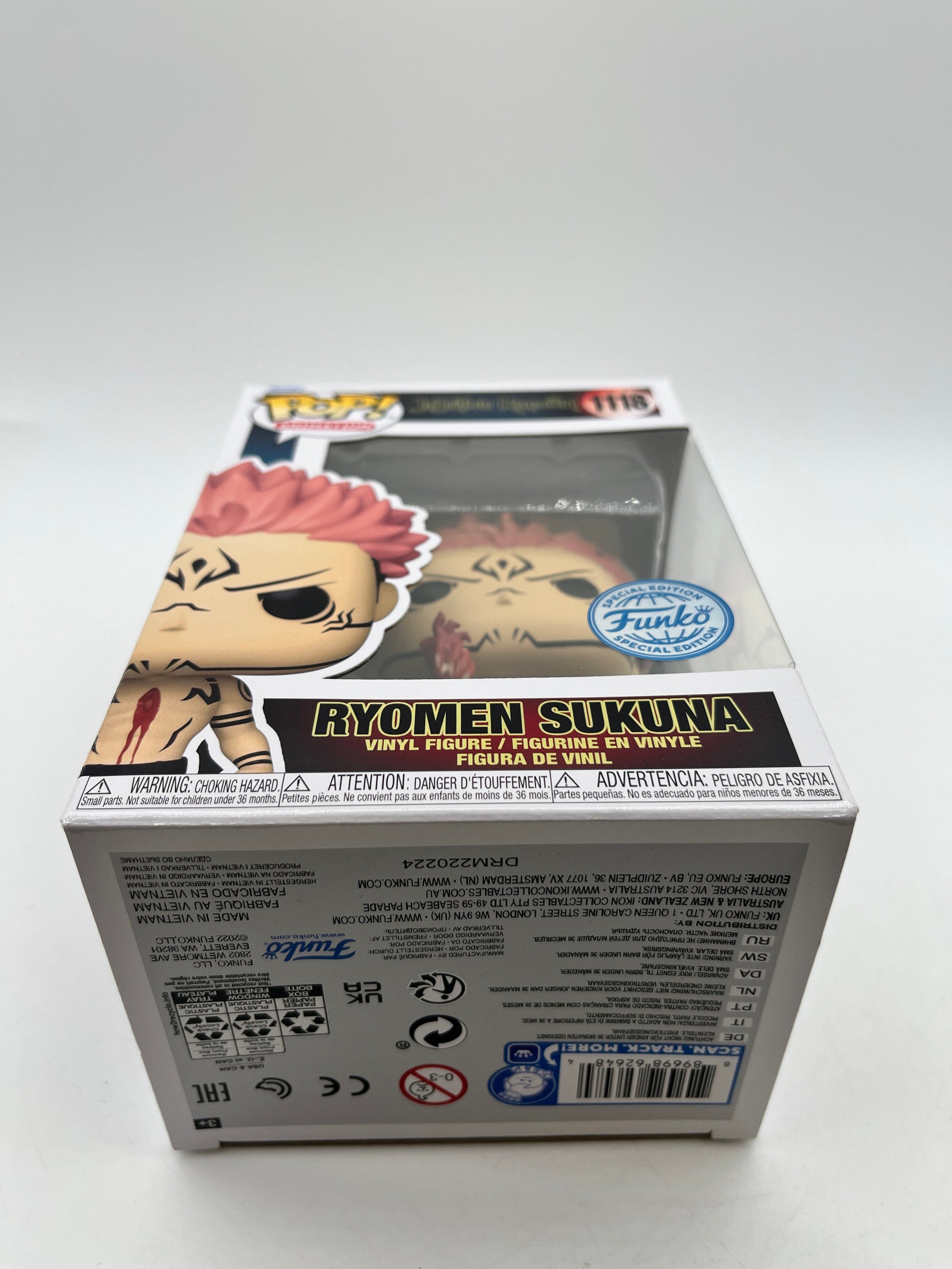 Funko POP! Animation JuJutsu Kaisen - Ryomen Sukuna #1118 - Special Edition FRENLY BRICKS - Open 7 Days