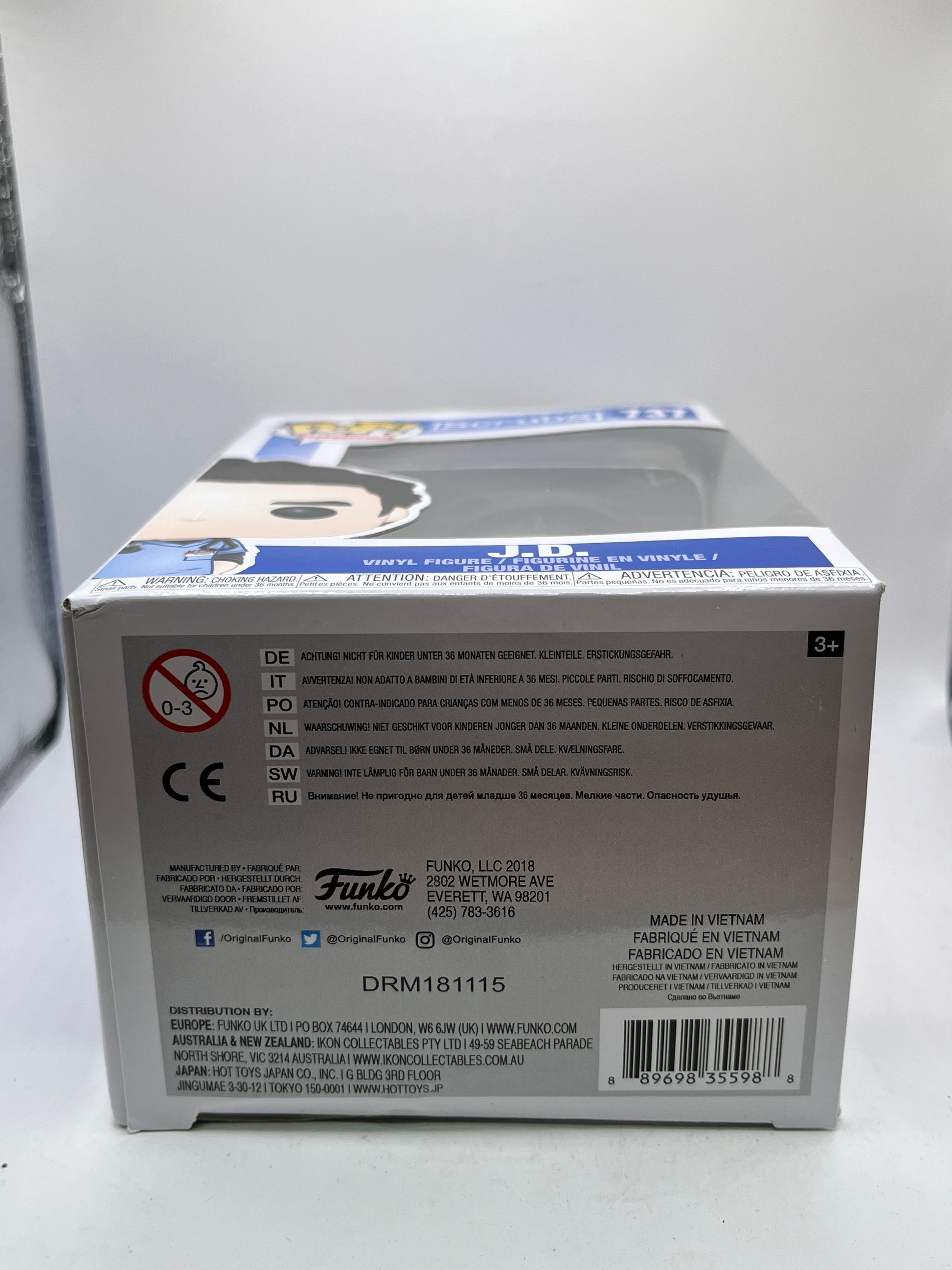 Funko POP! Television [Scrubs] - J.D. #737 - Vinyl Collectable FRENLY BRICKS - Open 7 Days