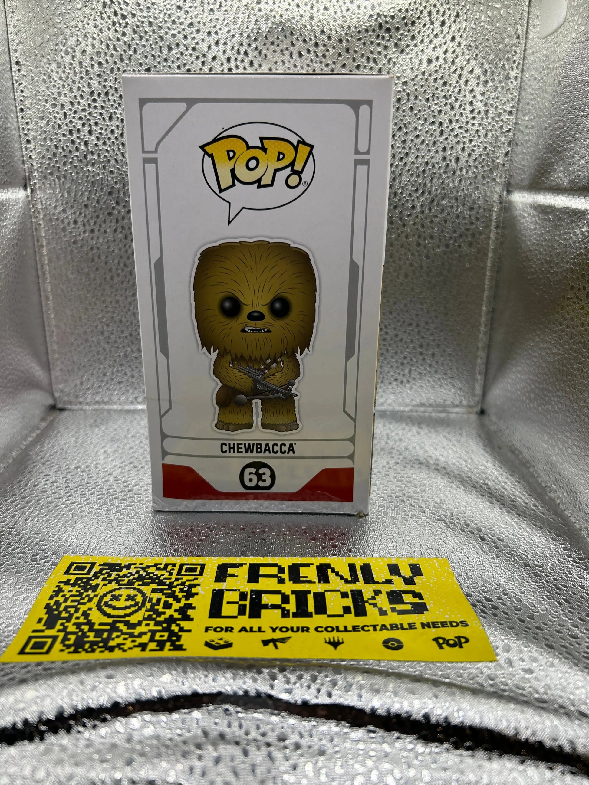 Pop Vinyl Star Wars #63 Chewbacca FRENLY BRICKS - Open 7 Days