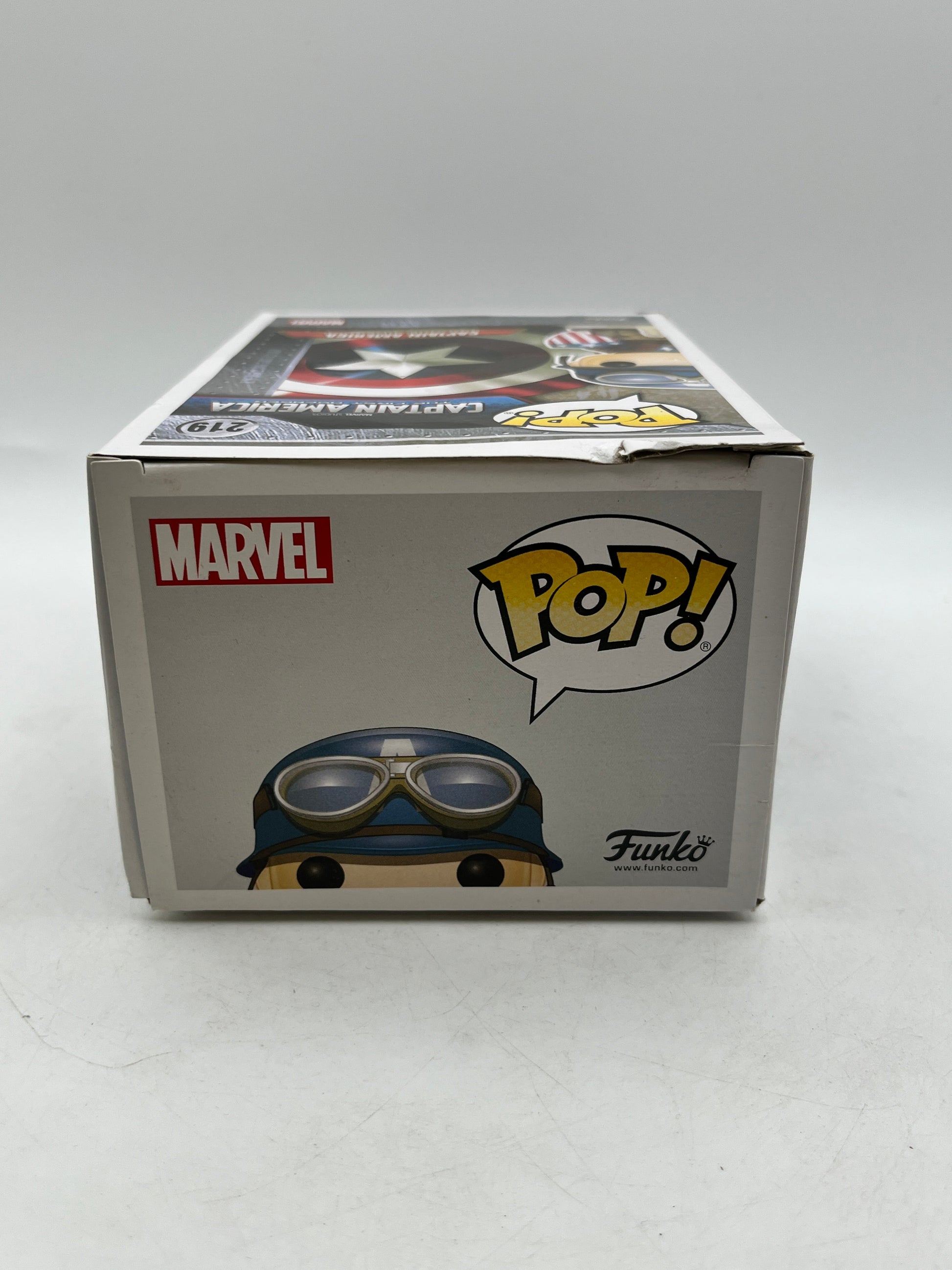 Funko POP! Marvel Captain America - First Avenger #219 - 2017 Convention Exclusive FRENLY BRICKS - Open 7 Days
