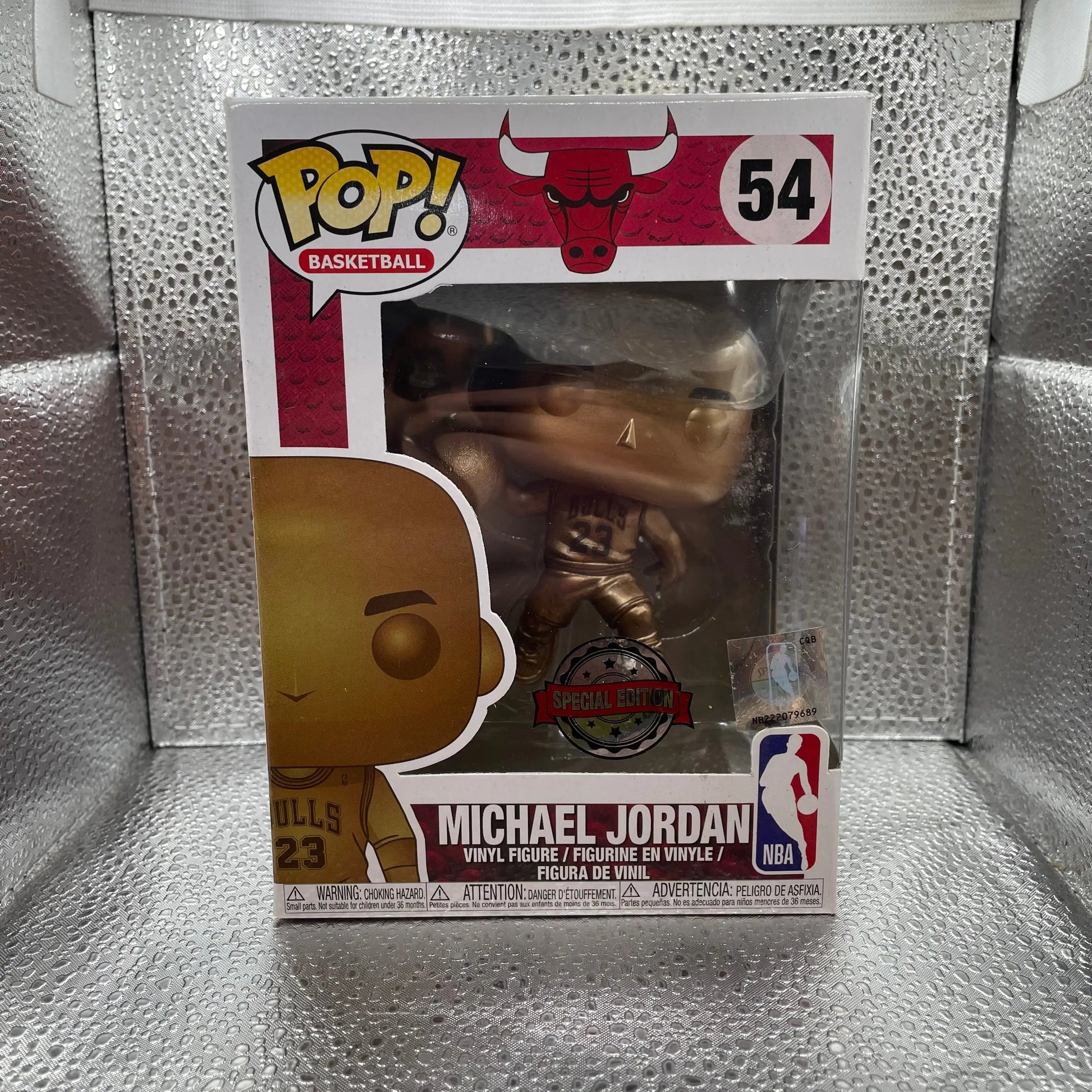 Michael Jordan Pop 54 Bronze - NBA Funko Pop! Vinyl 2018 - Vaulted FRENLY BRICKS - Open 7 Days