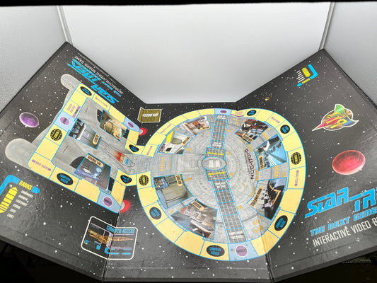 1994 Star Trek The Next Generation VHS Interactive Video Board Game - Not Sealed 90% Complete FRENLY BRICKS - Open 7 Days