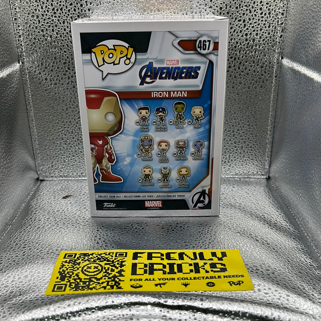 Pop Vinyl 467 marvel lron man￼ FRENLY BRICKS - Open 7 Days