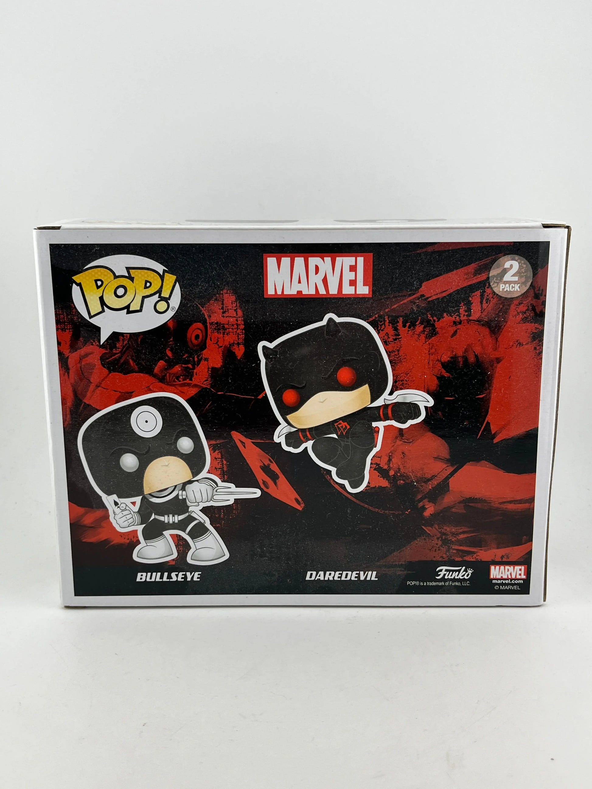 Funko POP! Marvel Bullseye/Daredevil (2 Pack) - Exclusive FRENLY BRICKS - Open 7 Days image 3