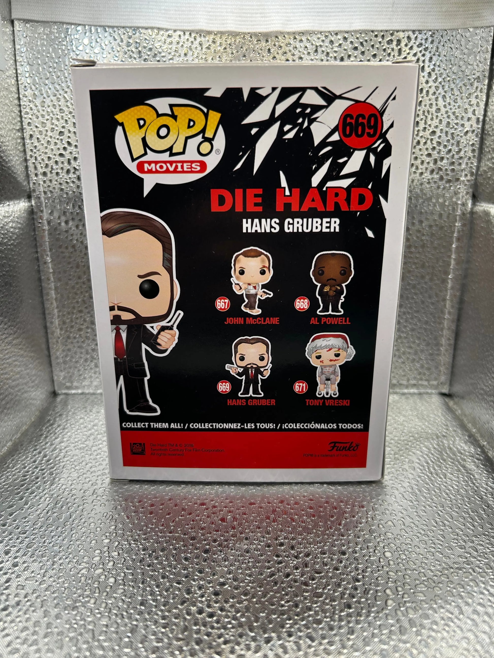 Funko Pop Vinyl #669 Hans Gruber FRENLY BRICKS - Open 7 Days