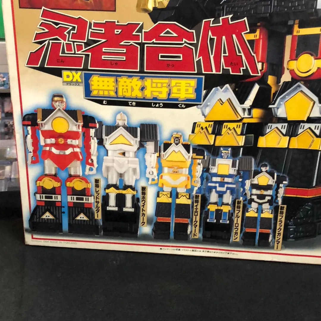 Bandai Power Rangers Ninja Sentai Kakuranger DX Chogokin Muteki Shogun JP USED FOR DISPLAY ONLY FRENLY BRICKS - Open 7 Days