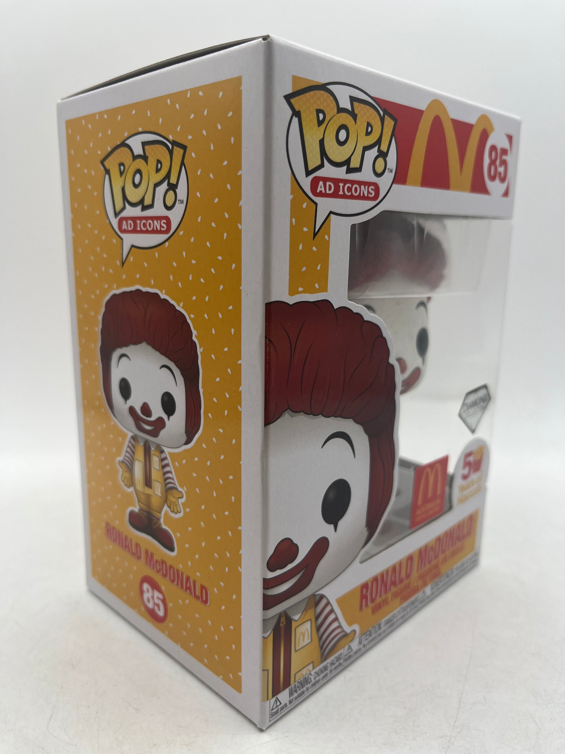 Funko POP! McDonalds Australia Ronald McDonald Diamond #85 50 Years of Macca's image 8