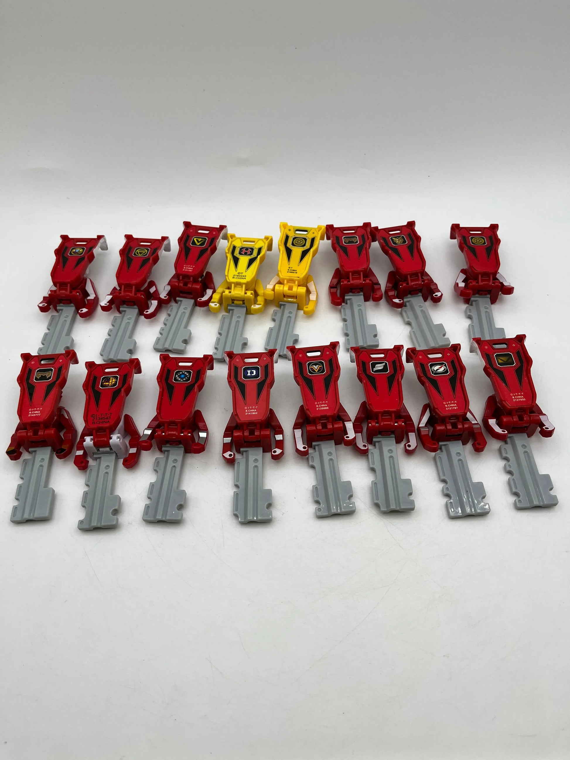 Bundle Of Power Rangers Legacy Set Of Keys Yellow And Red Ranger - Lot #3 FRENLY BRICKS - Open 7 Days