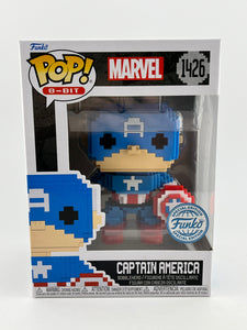 Funko POP! 8-Bit Marvel - Captain America #1426 - Special Edition
