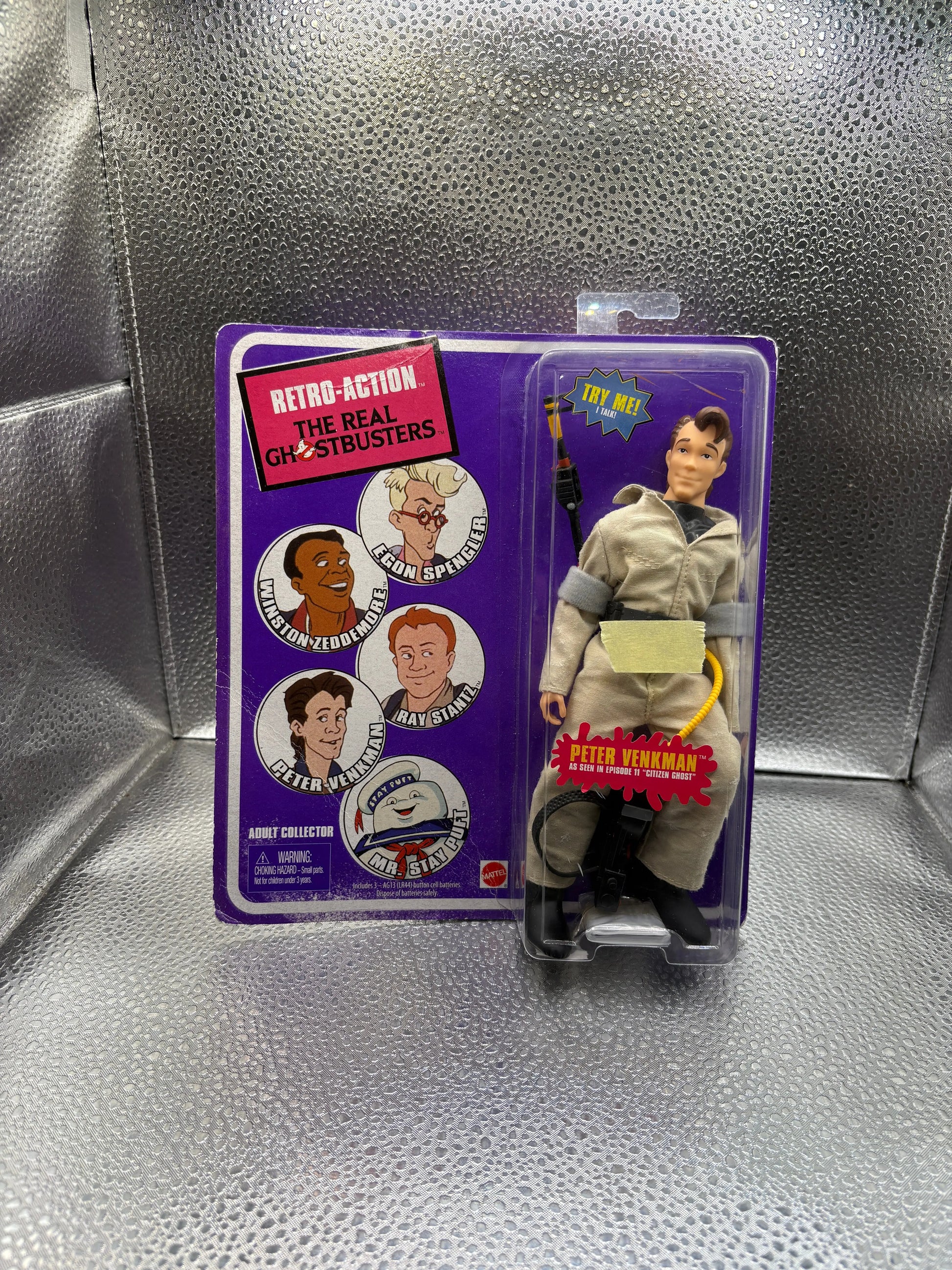 Ghostbusters Retro Peter Venkman electronics doesn’t work FRENLY BRICKS - Open 7 Days
