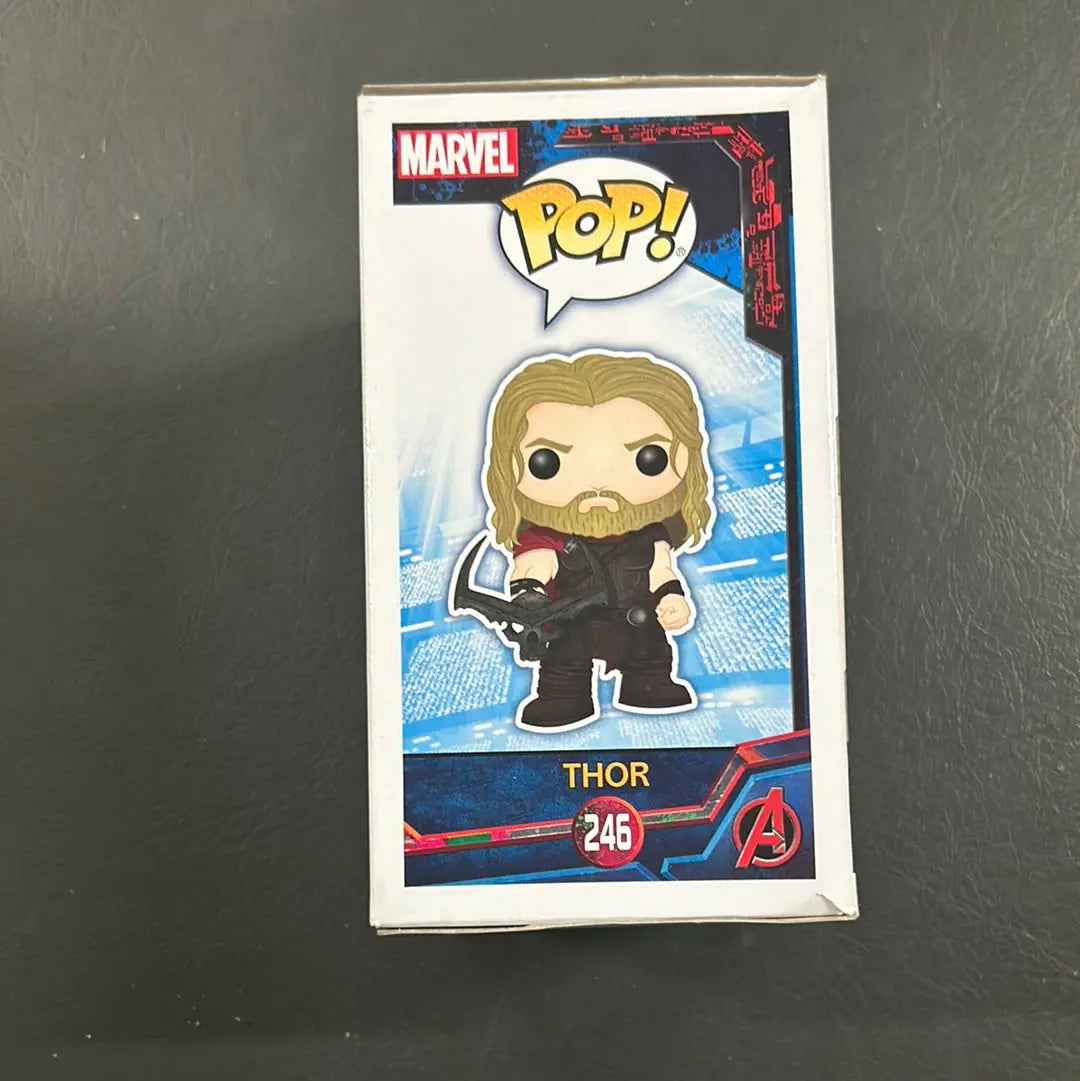 Funko POP! Marvel Thor Ragnarok Thor #246 FRENLY BRICKS - Open 7 Days