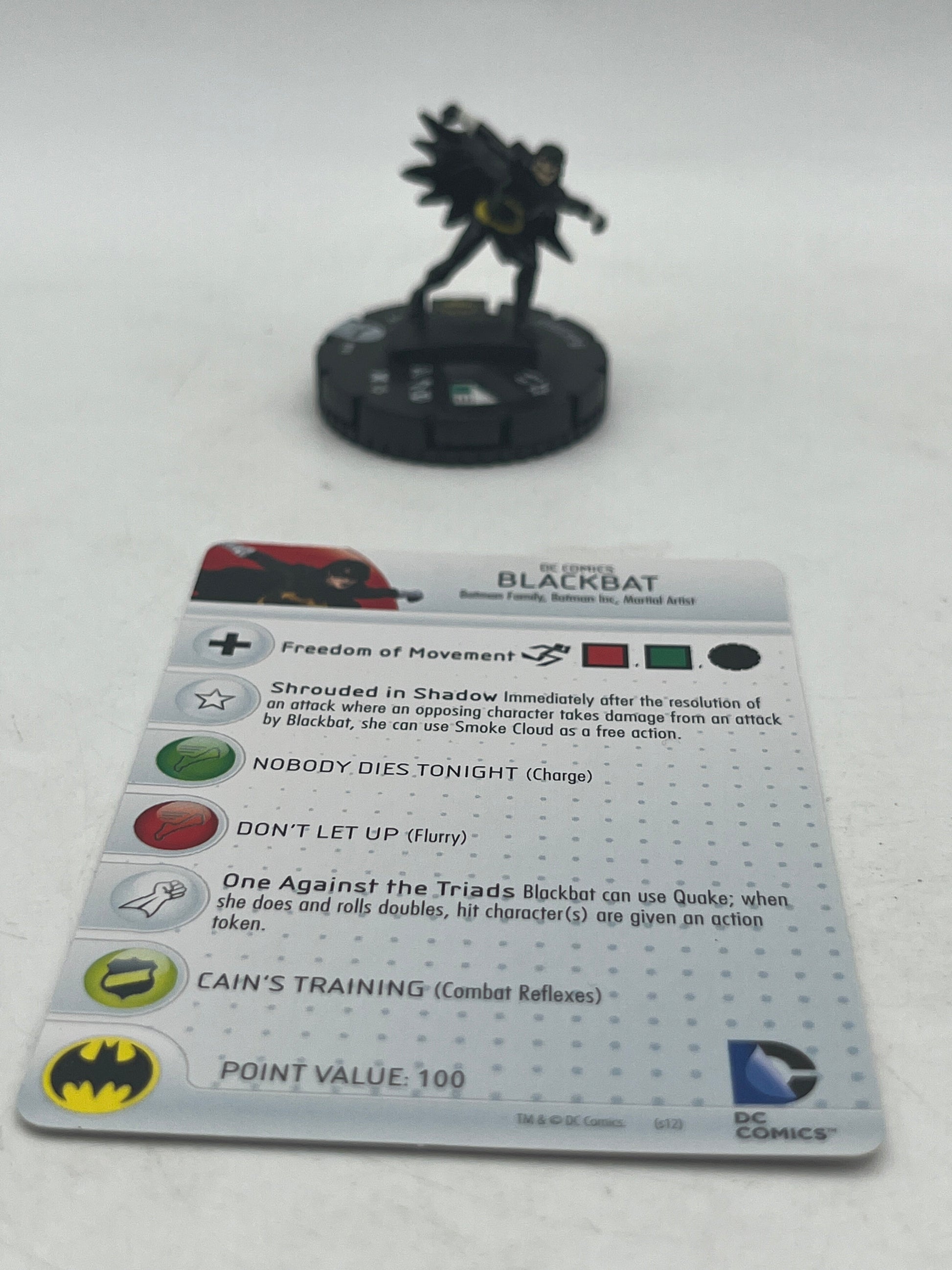 DC HeroClix Blackbat #010 miniature FRENLY BRICKS - Open 7 Days
